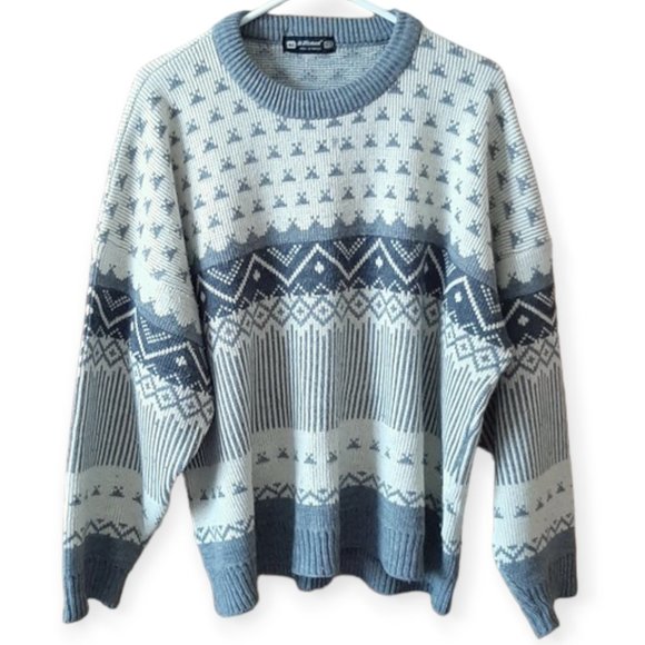 st. michael Sweaters - Vintage St. Michael Unisex Gray Chunky Knit Winter Sweater Jumper | Size 44